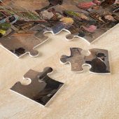 Stad - Joodse markt aan de East Side 1890 Legpuzzel (Zijkant)