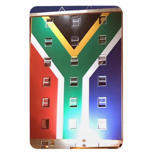 stad kaapstad zuid - afrika vlag magneet (Verticaal)