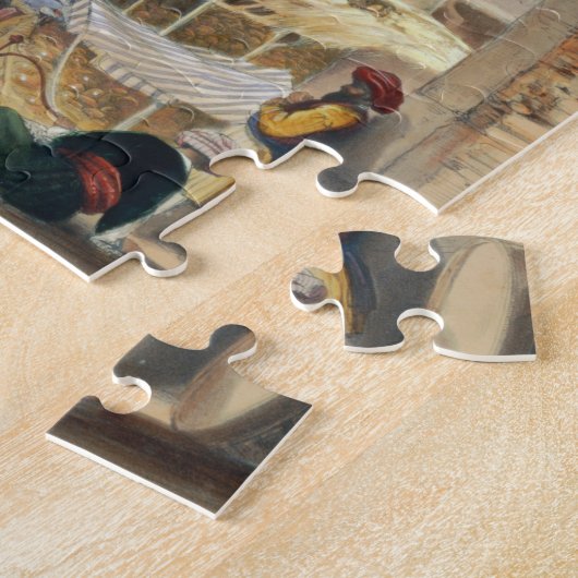 Stad Kandahar, hoofdstad Bazaar en Citadel Legpuzzel (Zijkant)