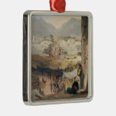 Stad Kandahar, hoofdstad Bazaar en Citadel Metalen Ornament (Rechts)