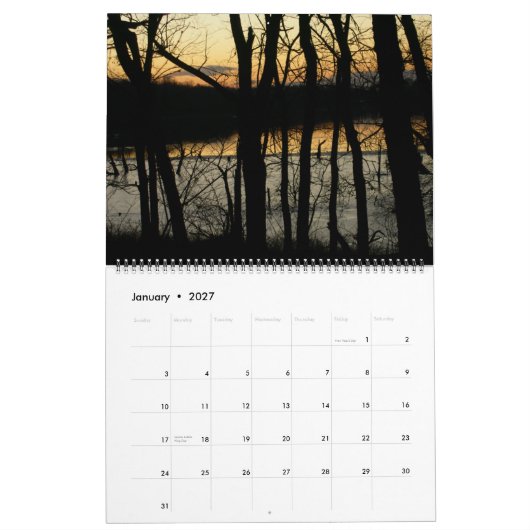 Stad Kansas in de Wilde 2010 Kalender (Jan 2027)