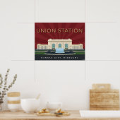 Stad Kansas Landmarks: Station van de Unie - 24 x  Poster (Keuken)