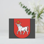 stad Kaunas, Litouwen Briefkaart (Staand voorkant)