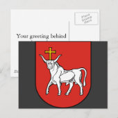stad Kaunas, Litouwen Briefkaart (Voorkant / Achterkant)