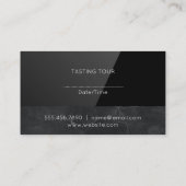 Stad Keukengerei Goud Logo | Zwart Glans Visitekaartje (Achterkant)