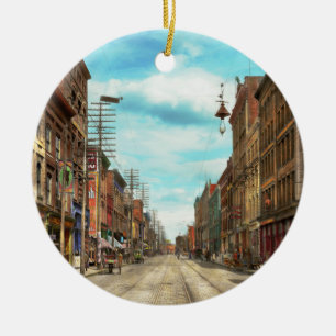 Stad - Knoxville TN - Gay Street 1903 Keramisch Ornament