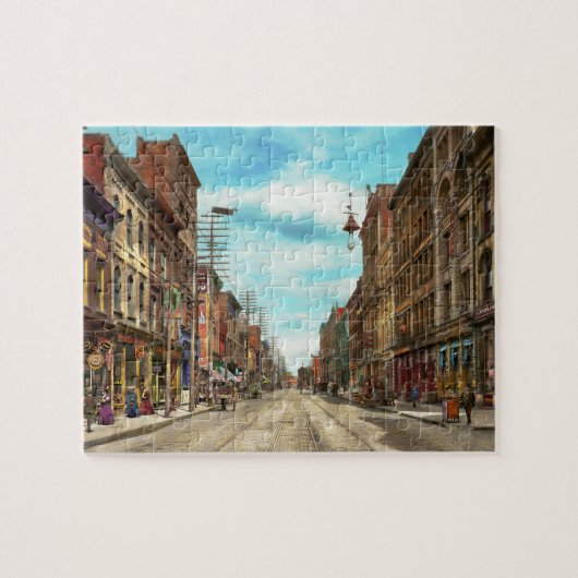 Stad - Knoxville TN - Gay Street 1903 Legpuzzel (Horizontaal)