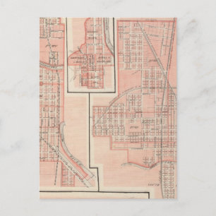 Stad Kokomo, Howard Co met Marion Briefkaart