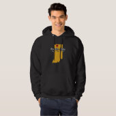 Stad Koontz Lake Indiana Hoosier Merch Hoodie (Voorkant volledig)