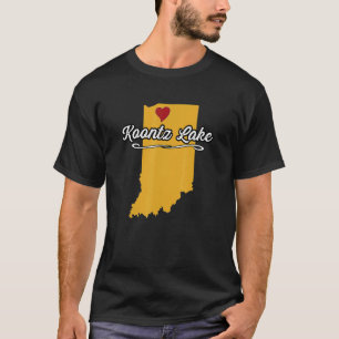Stad Koontz Lake Indiana Hoosier Merch T-shirt