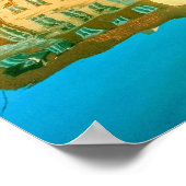 Stad Kopenhagen, Denemarken Poster (Hoek)