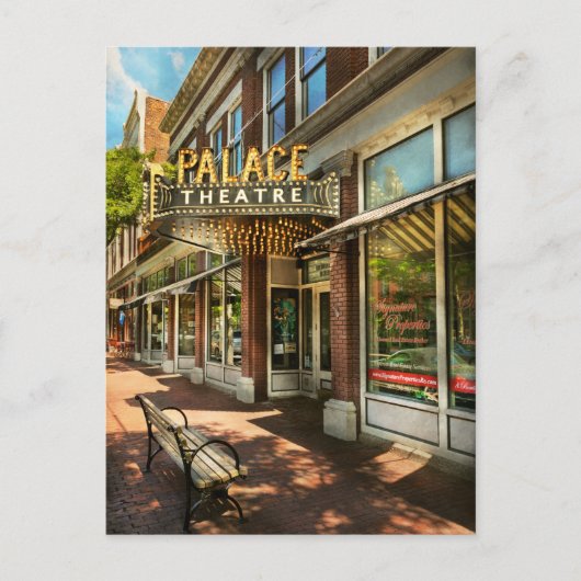 Stad - Korning NY - Het Palace Theater Briefkaart (Voorkant)