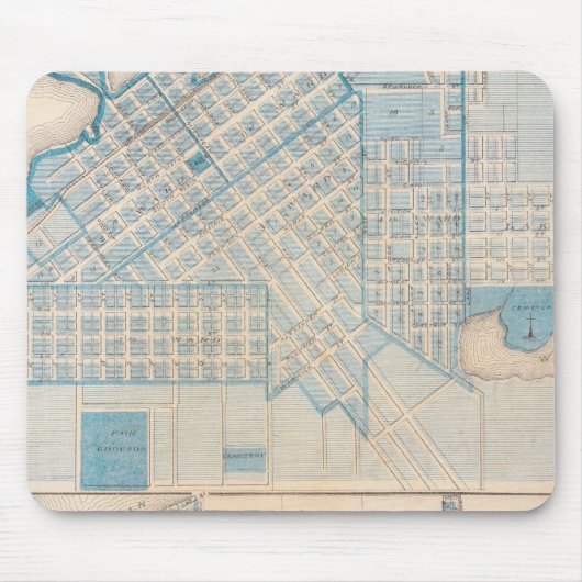 Stad La Porte Michigan, La Porte Co Muismat (Voorkant)