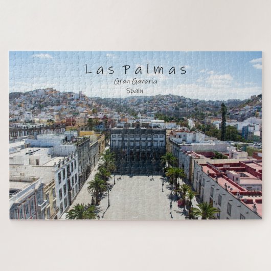 Stad Las Palmas in Spanje Legpuzzel (Horizontaal)