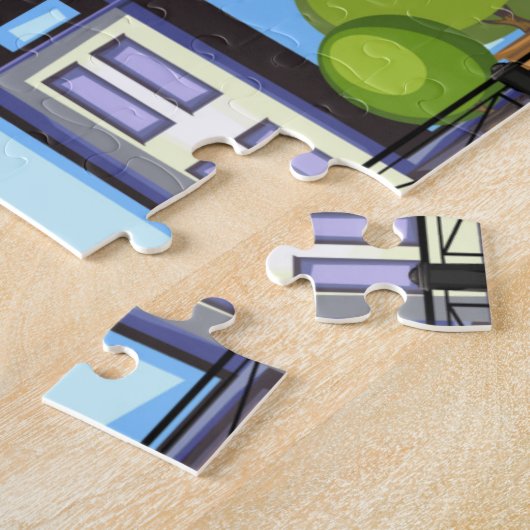 Stad Legpuzzel (Zijkant)