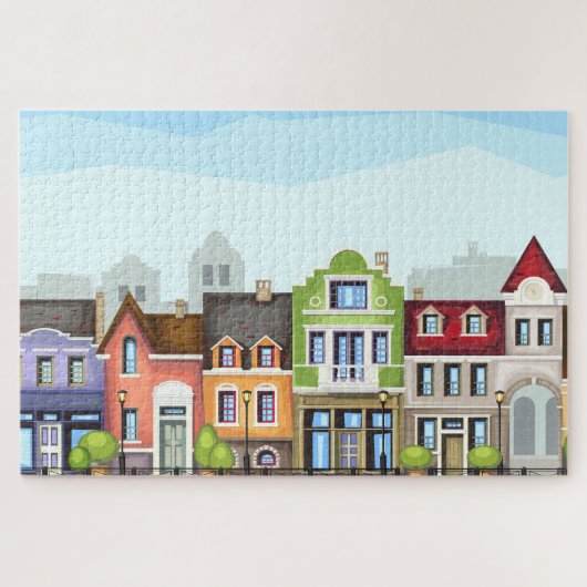 Stad Legpuzzel (Horizontaal)