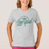 Stad Liverpool Coördinaten Tee Shirt (Voorkant)