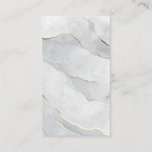 Stad Logo | Marmer Visitekaartje (Achterkant)