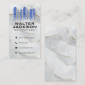 Stad Logo | Marmer Visitekaartje (Voorkant / Achterkant)