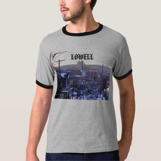 Stad Lowell Winter Seizoen T-shirt (Voorkant)