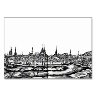 Stad Lübeck in Noord-Duitsland Kaart