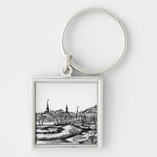 Stad Lübeck in Noord-Duitsland Sleutelhanger (Voorkant)