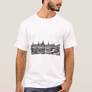 Stad Lübeck in Noord-Duitsland T-shirt