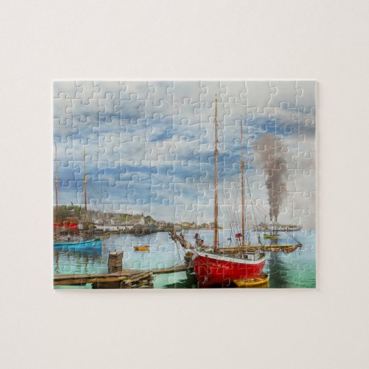 Stad - Mackinac Island MI - Zeeheld 1906 Legpuzzel (Horizontaal)