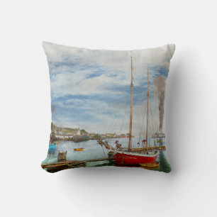 Stad - Mackinac Island MI - Zeevaarder 1906 Kussen