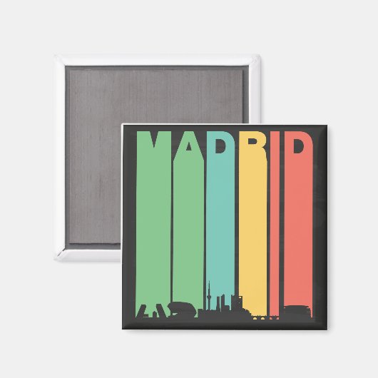  stad Madrid Magneet (Voorkant / Achterkant)