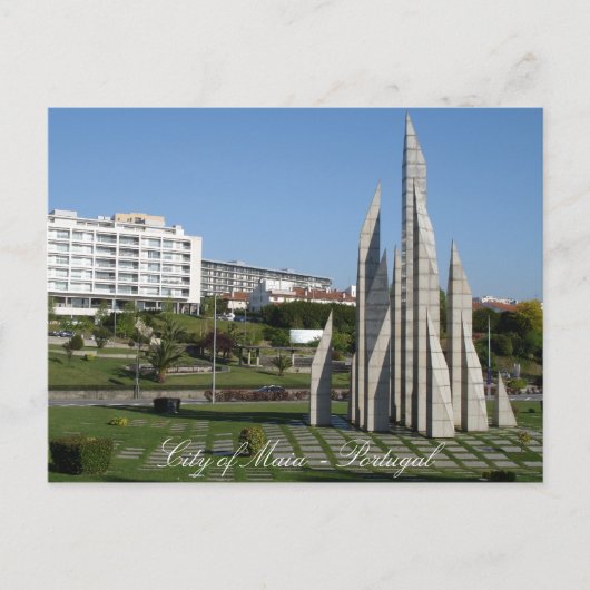 Stad Maia - Portugal Briefkaart (Voorkant)