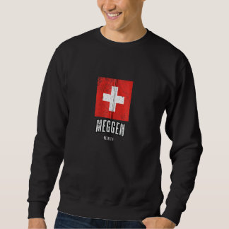 Stad Meggen Zwitserland h Zwitserse vlag Merch Gra Trui