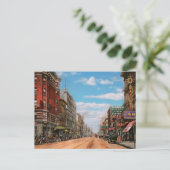 Stad - Memphis TN - Main Street Mall 1909 Briefkaart (Staand voorkant)