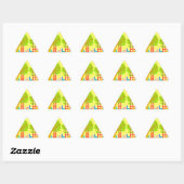 Stad Mensen Regenboog Kleurrijk Lot Sticker (Vel)