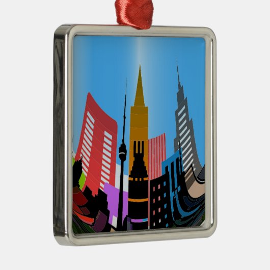 STAD METALEN ORNAMENT (Rechts)