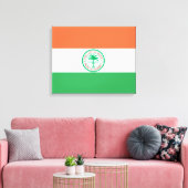 Stad Miami Canvas Afdruk (Insitu (Woonkamer))