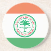 Stad Miami Zandsteen Onderzetter (Voorkant)