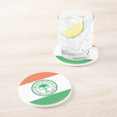 Stad Miami Zandsteen Onderzetter (Zijkant)