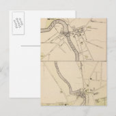 Stad Middlebury Briefkaart (Voorkant / Achterkant)