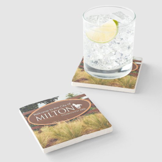 Stad Milton, Georgië, Onderzetter (Zijkant)