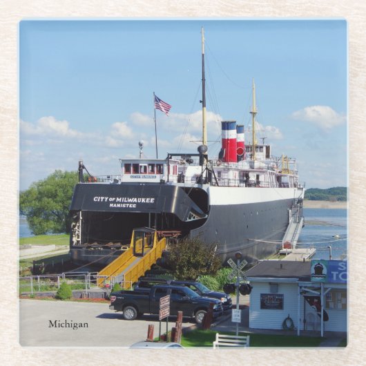 Stad Milwaukee glass onderzetters (Voorkant)