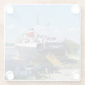 Stad Milwaukee glass onderzetters (Achterkant)