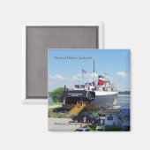 Stad Milwaukee magnet (Voorkant / Achterkant)