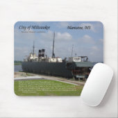 Stad Milwaukee mousepad Muismat (Met muis)
