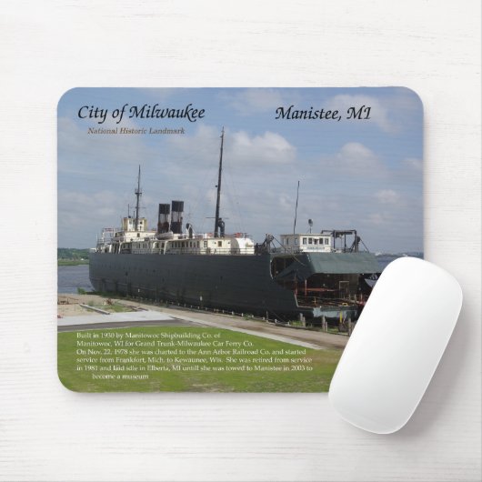 Stad Milwaukee mousepad Muismat (Met muis)