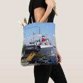 Stad Milwaukee over de hele canvas tas (Dichtbij)