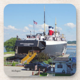 Stad Milwaukee, set van 6 plastic onderzetters