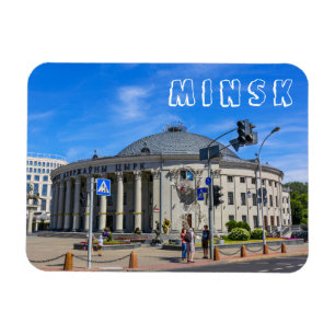 Stad Minsk Belarus State Circus Architecture City Magneet