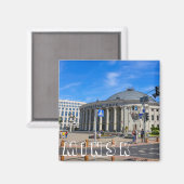 Stad Minsk Belarus State Circus Architecture City Magneet (Voorkant / Achterkant)