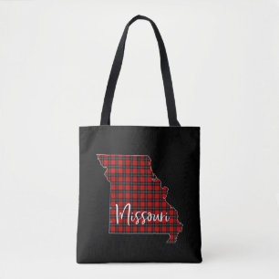Stad Missouri Retro  Stijl Vrolijk Kerstfeest Tote Bag